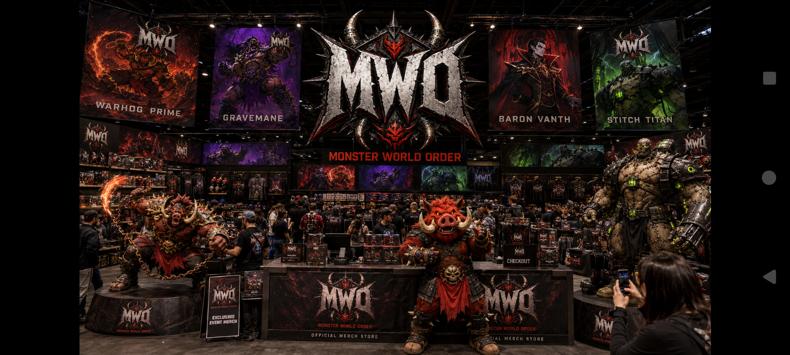 MWO Merch Booth